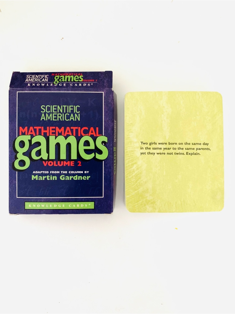 NEW Scientific American Mathematical Games Volume 2